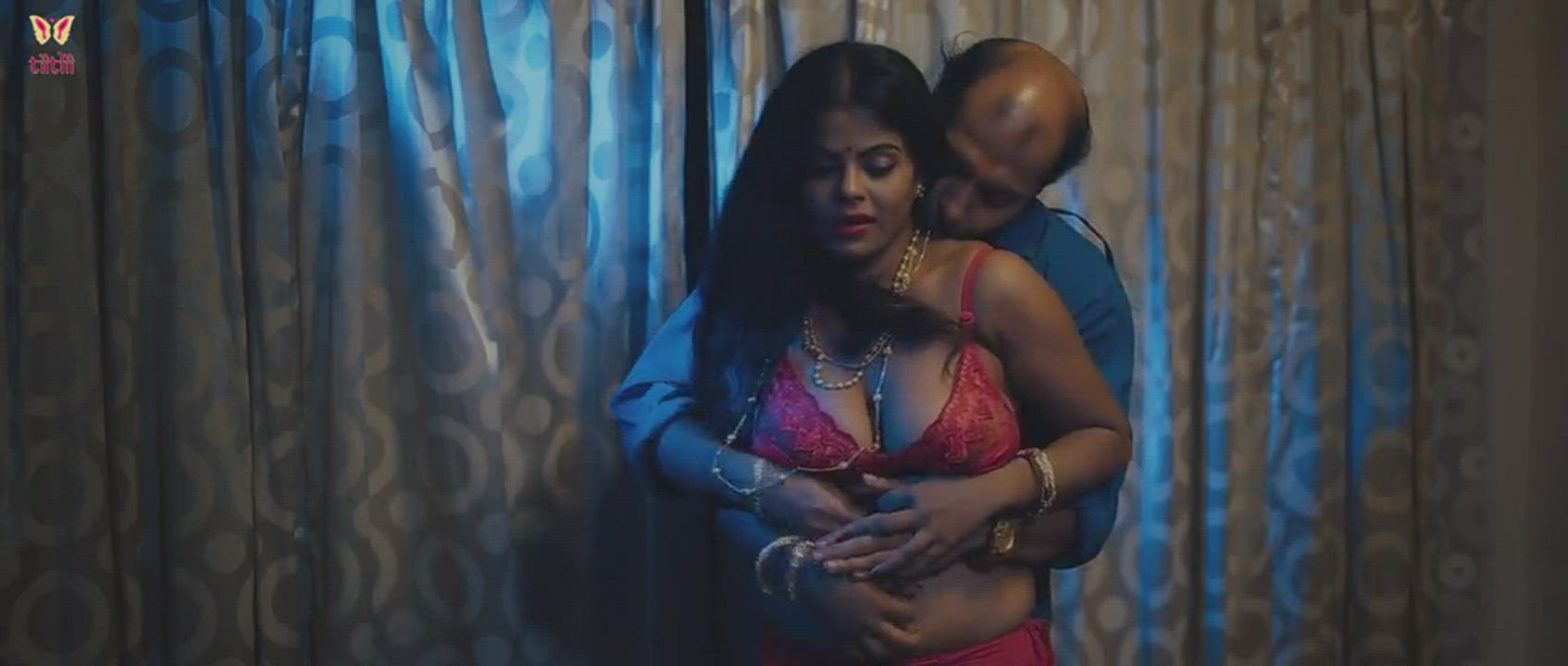 Busty Chubby Desi Indian Softcore gif