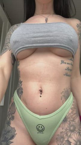 big tits boobs milf nipple nipple piercing onlyfans tits gif