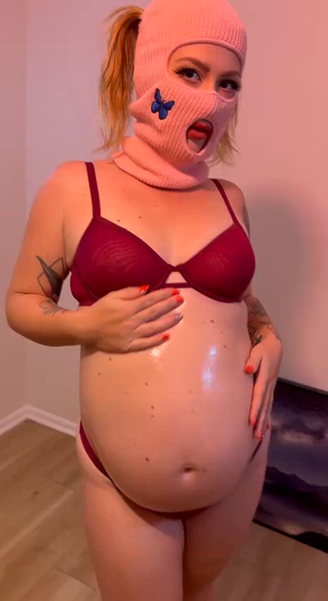 "Your sexy pregnancy curves are so irresistible to me