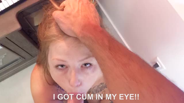 I GOT CUM IN MY EYE!!