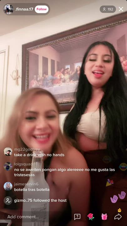 Boobs Latina Nipple Nipslip TikTok gif