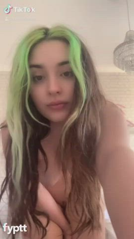 big ass big tits busty cute dancing pussy teen tiktok twerking gif