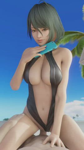 3D Animation Big Tits Cowgirl Hentai NSFW Rule34 gif