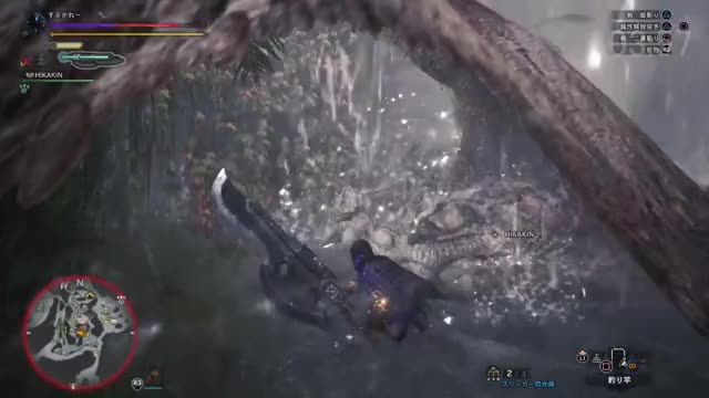 MHWリオレウス ソロ(4'47) スラッシュアックス MHWorld Switch Axe Rathalos