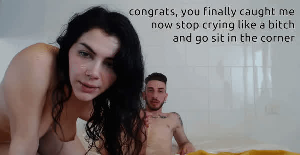 Caption Cheating Cuckold gif