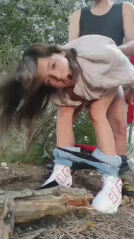 Creampie Outdoor Sex gif