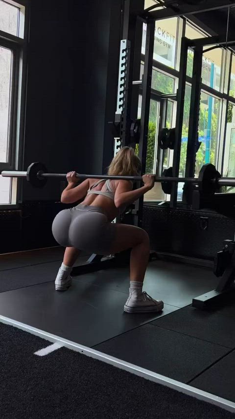 ass babe workout gif