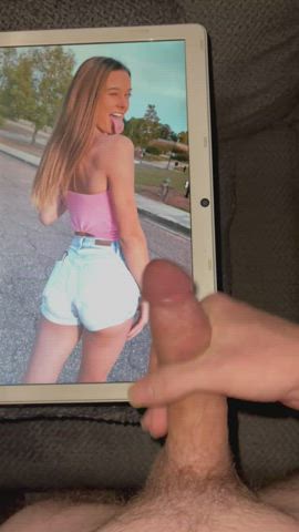 18 years old big dick cumshot cute long tongue petite skinny tribute gif