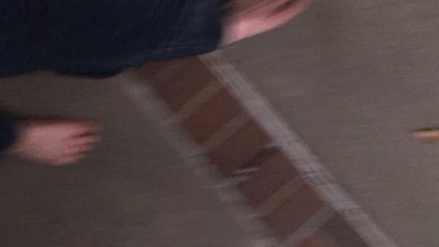 feet fetish outdoor public gif