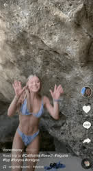 Bikini Natural Tits TikTok gif