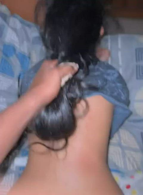 arab doggystyle hair pulling gif