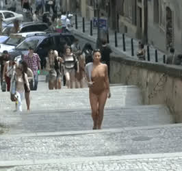 Flashing Nude Nudist Nudity Public gif