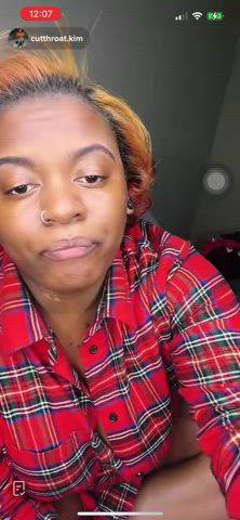 accidental big tits ebony nipslip gif