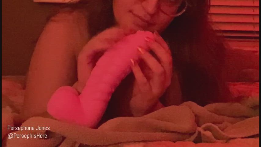 amateur cute dildo fansly glasses huge dildo manyvids tease gif