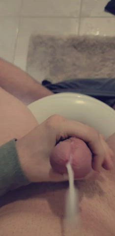 Cum Jerk Off Cumshot Porn GIF by lukeyluke