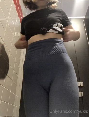 Fitness Ass Fitting Room gif