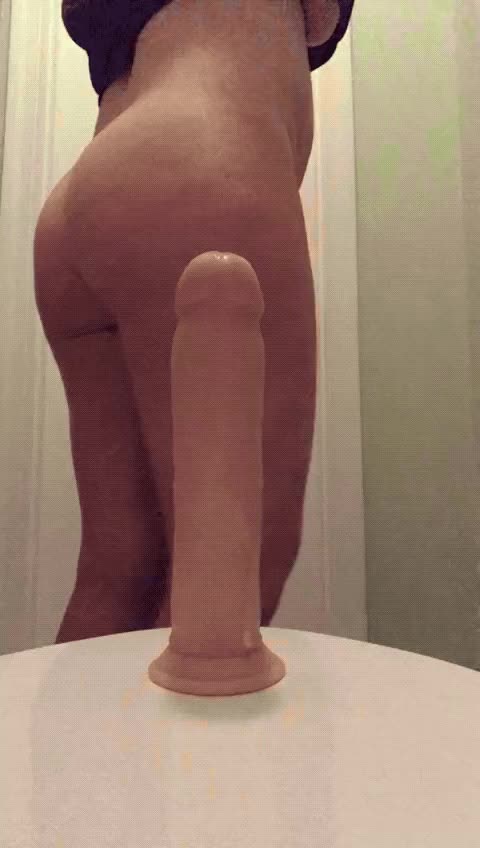 Riding my biggest dildo (43F)