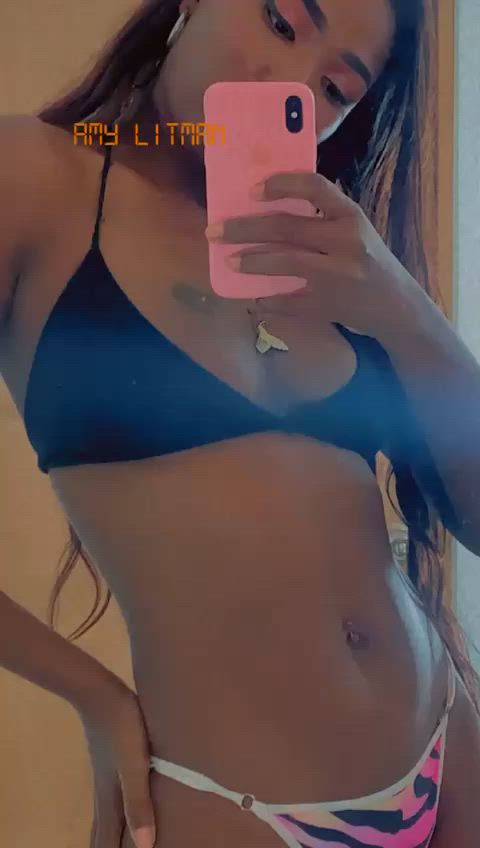 cam camgirl ebony mirror natural tits sensual tits webcam gif