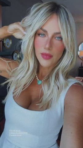 blonde brazilian celebrity cleavage milf gif