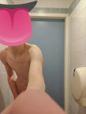 gay jerk off masturbating naked nude public solo gif
