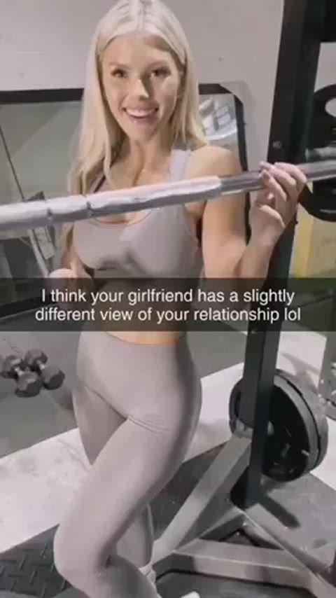 ass caught cheat cheating cuckold gym pawg workout gif