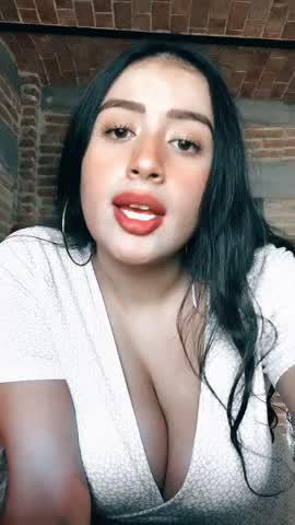 Big Tits Cleavage Mexican gif