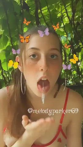 bbc melody parker spit gif