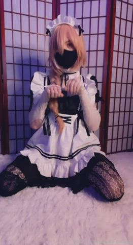 Cosplay Femboy Maid Porn GIF by leonfemboy