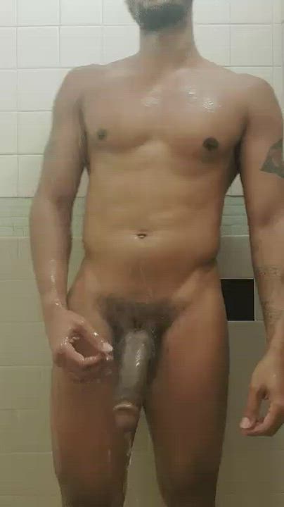 Shower time. Who's joining me?