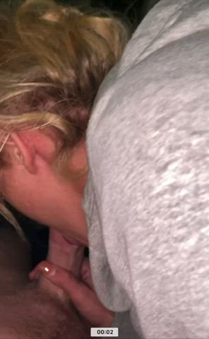 blonde blowjob cum deepthroat onlyfans teen gif