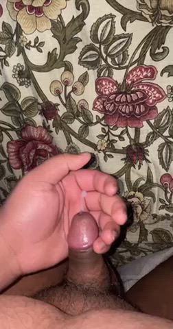 Horny cumming in my hand