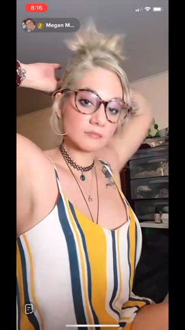 big tits flashing nipple nipslip tiktok tits gif