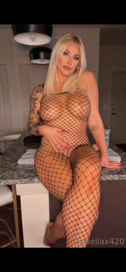 big tits blonde boobs pussy gif