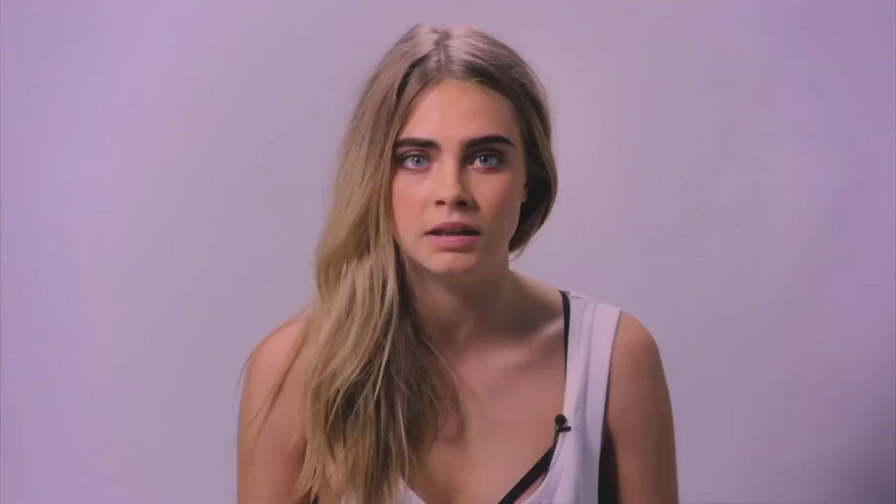 Cara Delevingne Celebrity Cute gif