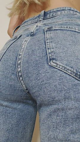 Ass Bubble Butt Jeans gif