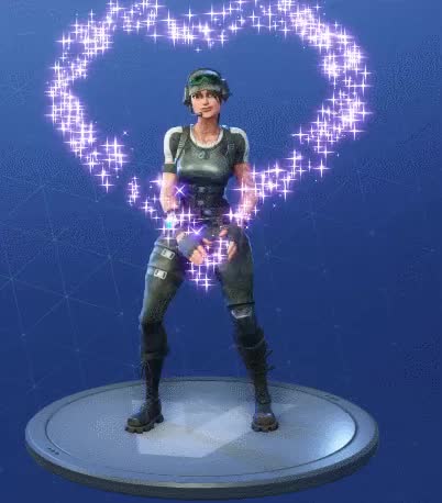 Trailblazer doing true heart - fortnite