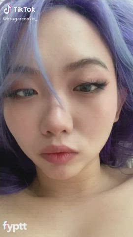 Asian Boobs TikTok gif