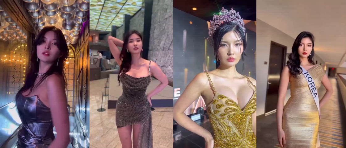 beautiful korean model gif