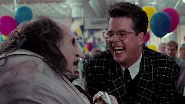 Batman Returns - Fake laughing people