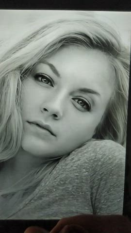 blonde celebrity cum cumshot emily kinney facial tribute gif