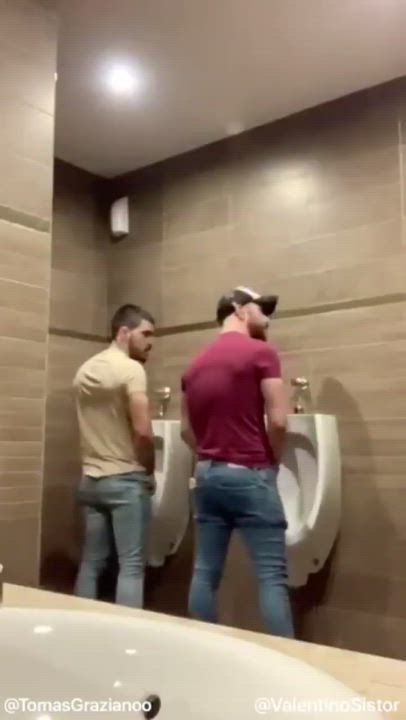 Sucking at the urinals