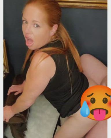 Amateur MILF OnlyFans Redhead Sex gif