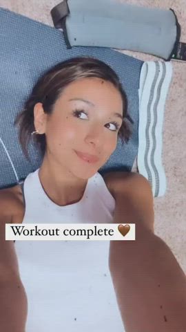 Hotwife Tease Workout gif