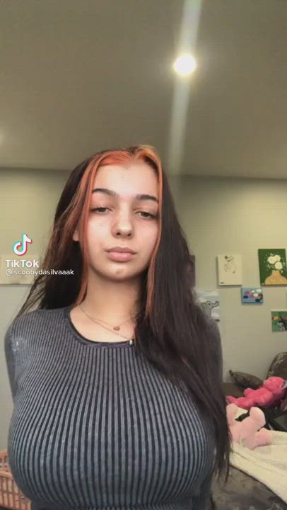 Big Tits Teen TikTok gif