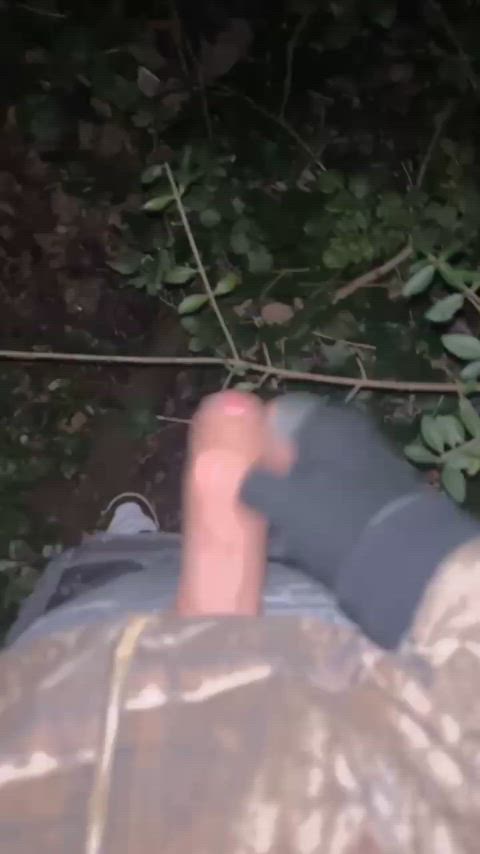 jerking off in the woods, wyd if you find me like this?