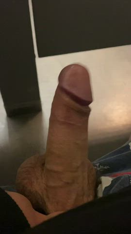 big dick close up penis slow motion thick cock uncut gif