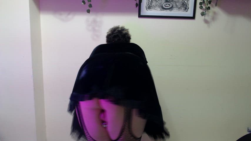 amateur big ass booty dancing femboy goth onlyfans trans transgender witch gif