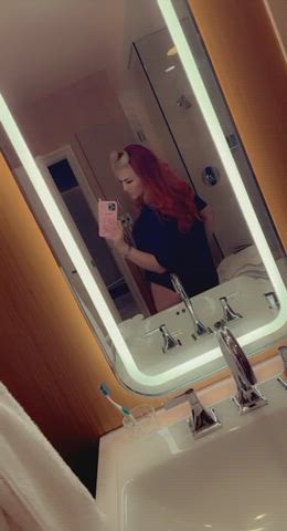 cute redhead thick gif