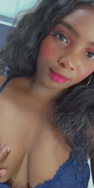 Ebony MILF Sex Doll Tits Tongue Fetish Virgin gif