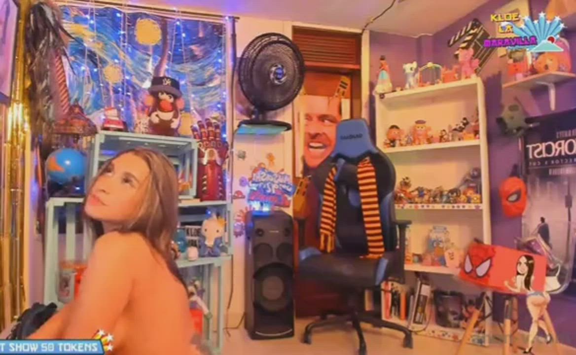 Amateur Big Ass Camgirl Colombian Cute Latina Pawg Twerking Webcam gif